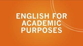 Learn English for Academic Purposes