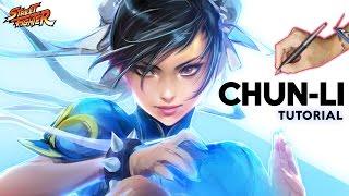 Ross Draws CHUN-LI! | PAINTING TUTORIAL