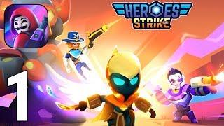 Heroes Strike Gameplay Walkthrough Part 1 - Tutorial and Training [iOS/Android Games]