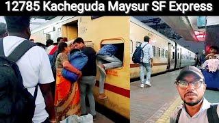 12785 Mysuru SF Express Train Journey | Kacheguda Mysuru SF Express | KCG to MYS | Travel Deewana