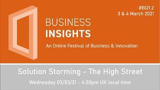#BI21 2 Solution Storming   The High Street