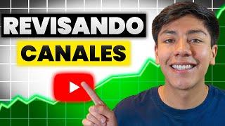 Revisando Canales De YouTube GRATIS (Dando Consejos Para Crecer En YouTube)