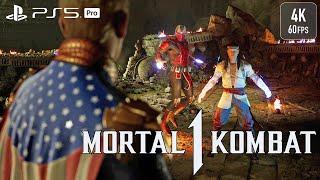 Mortal Kombat 1 - Homelander vs Liu Kang Gameplay MK1 [PS5 4K 60FPS]