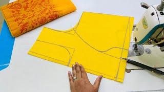 Princess Cut Blouse Full Cutting Easy Method | Blouse Cutting करने का आसान तरीका