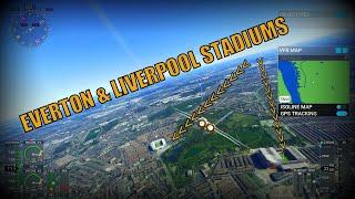 Taking A Flight Around Liverpool In An F-18 Hornet Fighter Jet (Microsoft Flight Simulator)