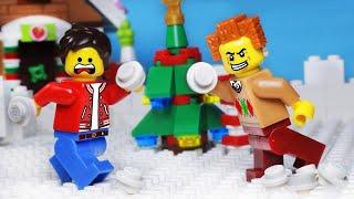 Lego City Snowball War STOP MOTION LEGO Christmas Tree | Brick Corner