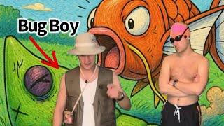 I Swimmer Axle battle my noob rival Bug Catcher Rick
