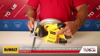 Dewalt DCS570 18V Cordless XR Brushless Circular Saw 184mm With DWST1-71195 Case | UK Planet Tools