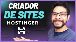 (FÁCIL RÁPIDO) Como Criar um SITE PROFISSIONAL - Criador de Sites Hostinger 2024