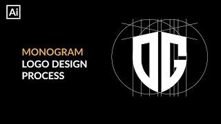 The Monogram Logo Design Process Start To Finish | Draw Any Letters In This Shape