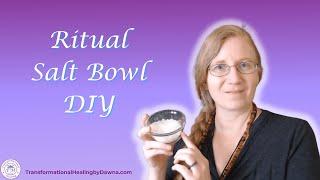 Ritual Salt Bowl for Cleansing and Blessing