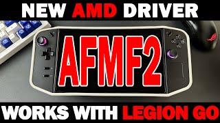 Legion Go Update: AMD Fluid Motion Frames 2 - Better than Lossless Scaling?