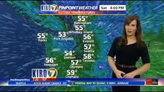 KIRO 7 PinPoint Weather video for Sat. morning