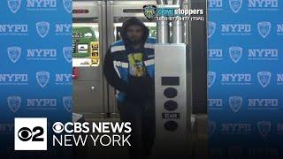 Video shows suspect accused of stabbing individual in eye at Brooklyn subway station