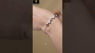 #Luxaore.com | Pure 925 Silver Bracelet for Women & Girls #silverbracelet #silverjewllery #bracelet