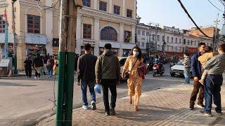 Walking through Kathmandu, Nepal! 4k Walking Tour