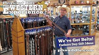 Belts! Fathers Day Gift Ideas from The Western Experience