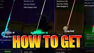 How To GET ALL RODS & SHOWCASE In Fisch! Roblox