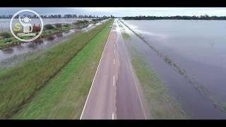 AGUA EN LAS RUTAS DEL CHACO (INUNDACIONES EN MESÓN DE FIERRO)