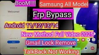 Samsung Frp Bypass 2025 | Samsung frp unlock new method | Samsung Frp bypass Android 13/14 |SM-A225f