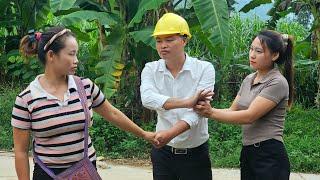 Unexpected meeting Sai & Dung, a strange girl sitting drinking water - Galangal harvest l Ly Thi Sai