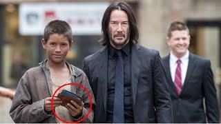 Homeless Boy Helps Keanu Reeves, Next Day He Gets The SHOCK of His Life!