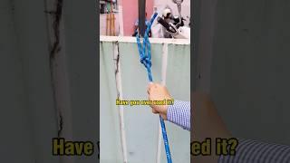 Master this unbeatable knot in seconds - This knot is your ultimate solution for fixed objects