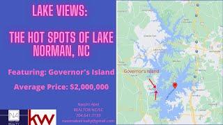 Best places to live on Lake Norman, North Carolina! Part 1 - Governor’s Island