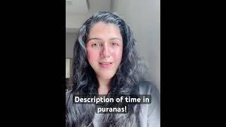 Time description in purana!!#purana#sanatana#hindu #hinduism #wisdom #sages