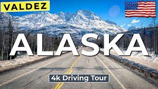 Epic Road Trip to VALDEZ, ALASKA: Conquering the Scenic THOMPSON PASS - 4K!