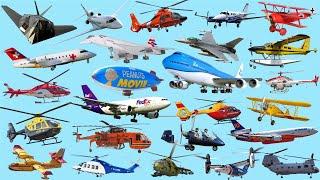 Aircraft Compilation | Airplanes for kids | Picture Show | Fun & Educational Learning Video