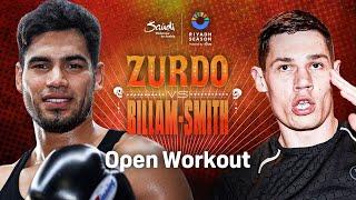 RIYADH SEASON: LATINO NIGHT | GILBERTO 'ZURDO' RAMIREZ VS. CHRIS BILLAM-SMITH OPEN WORKOUTS LIVE