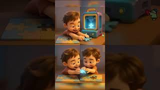 Magic 3D Printer: Puzzle Piece Miracle  #kidsvideo #kindervideo #cartoon #animation #cute #viral