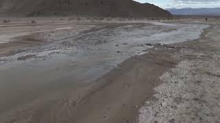 Amargosa River crossing Death Valley