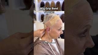 Wig Grip Tutorial on our beautiful client! #gluelesswiginstall #gluelesswigs #wigtutorial #wigs