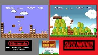 Super mario bros snes vs nes longplay