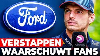 Verstappen waarschuwt fans met nieuws over Red Bull Ford-motor | GPFans News