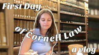 FIRST WEEK OF LAW SCHOOL VLOG || CORNELL LAW