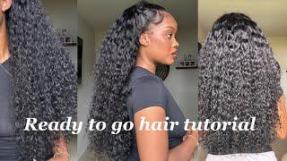 Tutorial: Ready To go 13x6 Wig over locs | Viral Butterfly Crown Braid Style  | ft. Westkiss hair