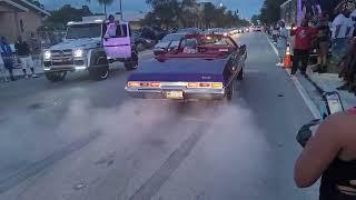 TOP 5 DONK VERT NAVA DOING A BURNOUT  ON 6TH STREET!!...FOOOTTAAGGEEE!!