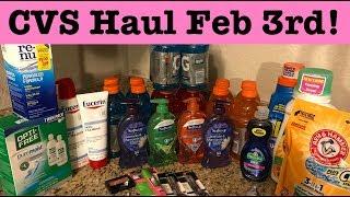 CVS Extreme Couponing Haul| Feb 3, 2019|Tons of Beginner Deals!!! $.99 Detergent!!