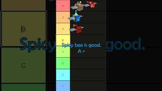 Best Mythic bees - tier list #beeswarmsimulator  #roblox