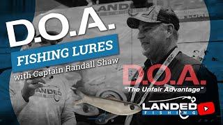 DOA Fishing Lures | Landed Fishing @ ICast 2021