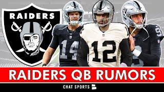 MUST SEE Las Vegas Raiders QB Rumors Ft. Sam Darnold, Aaron Rodgers, Matthew Stafford