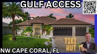 GULF ACCESS with TIKI HUT #244 | NW CAPE CORAL, FL