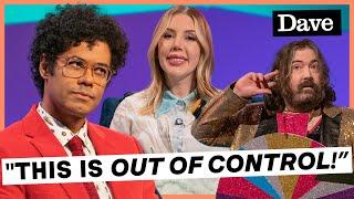 Richard Ayoade & Katherine Ryan Play Wheel Of Death! | Question Team | Dave