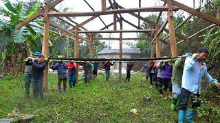 COI and villagers dismantle houses to earn money - Clean the farm