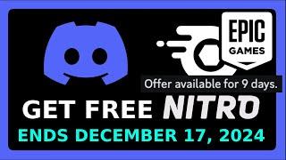 How To Get Free Discord Nitro From Epic Games (Free Nitro 1 Month Trial)