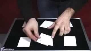 White Cards Magic Trick by Jorge Blass