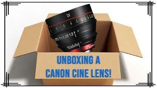 THE BEST VIDEO LENS EVER MADE!? | UNBOXING A Canon Cinema Prime!